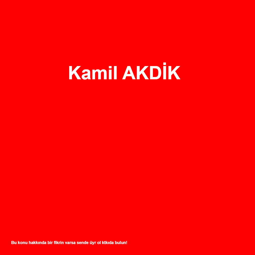 Kamil AKDİK