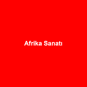 Afrika Sanatı